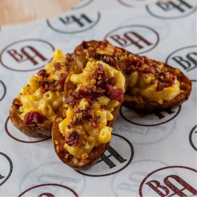 Mac N Cheese Supreme Potato Skins