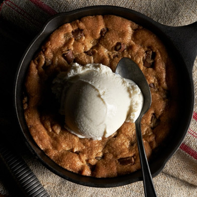 Giant Chocolate Chip Cowboy Cookie