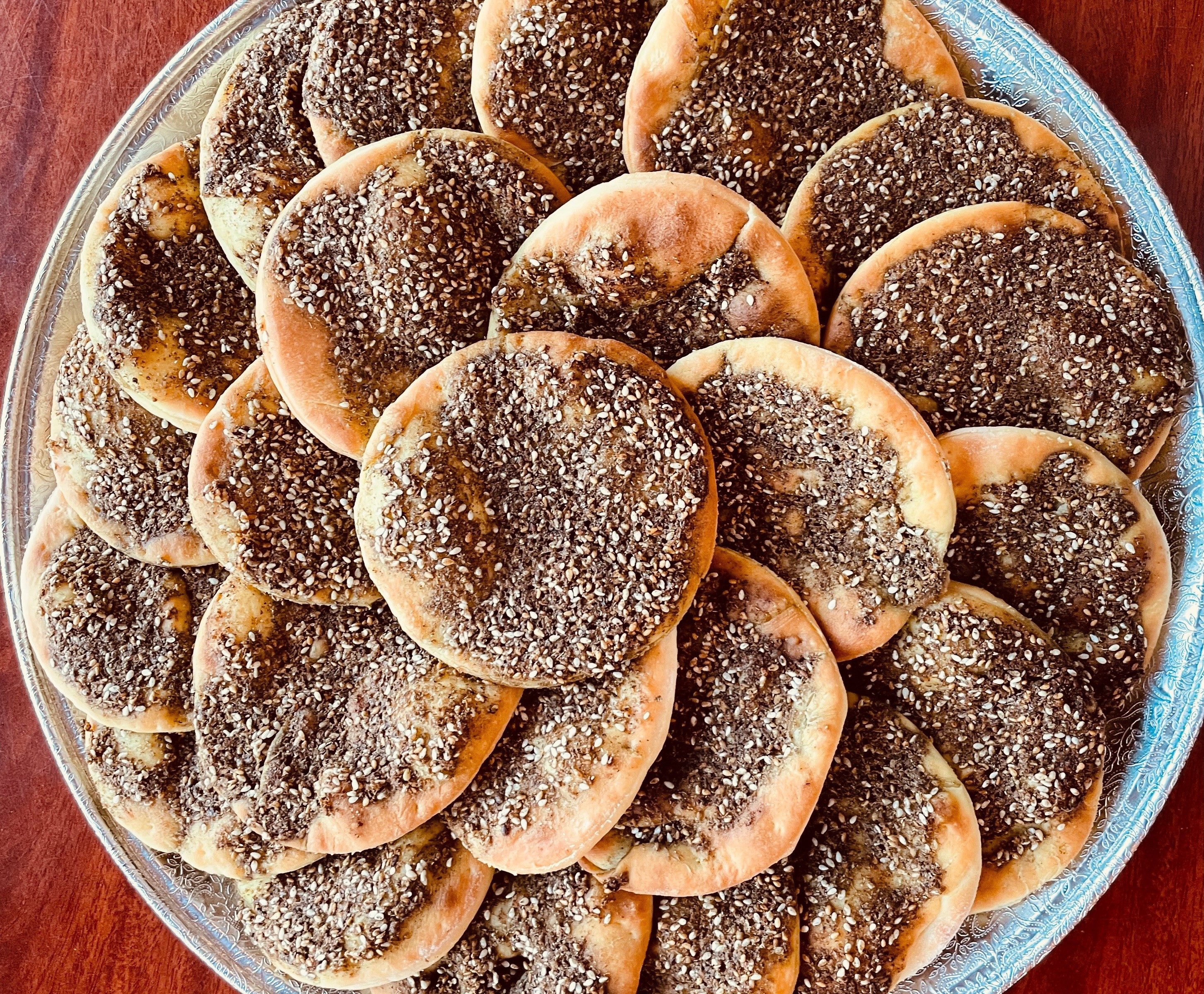 Mini Zaatar Flat Bread