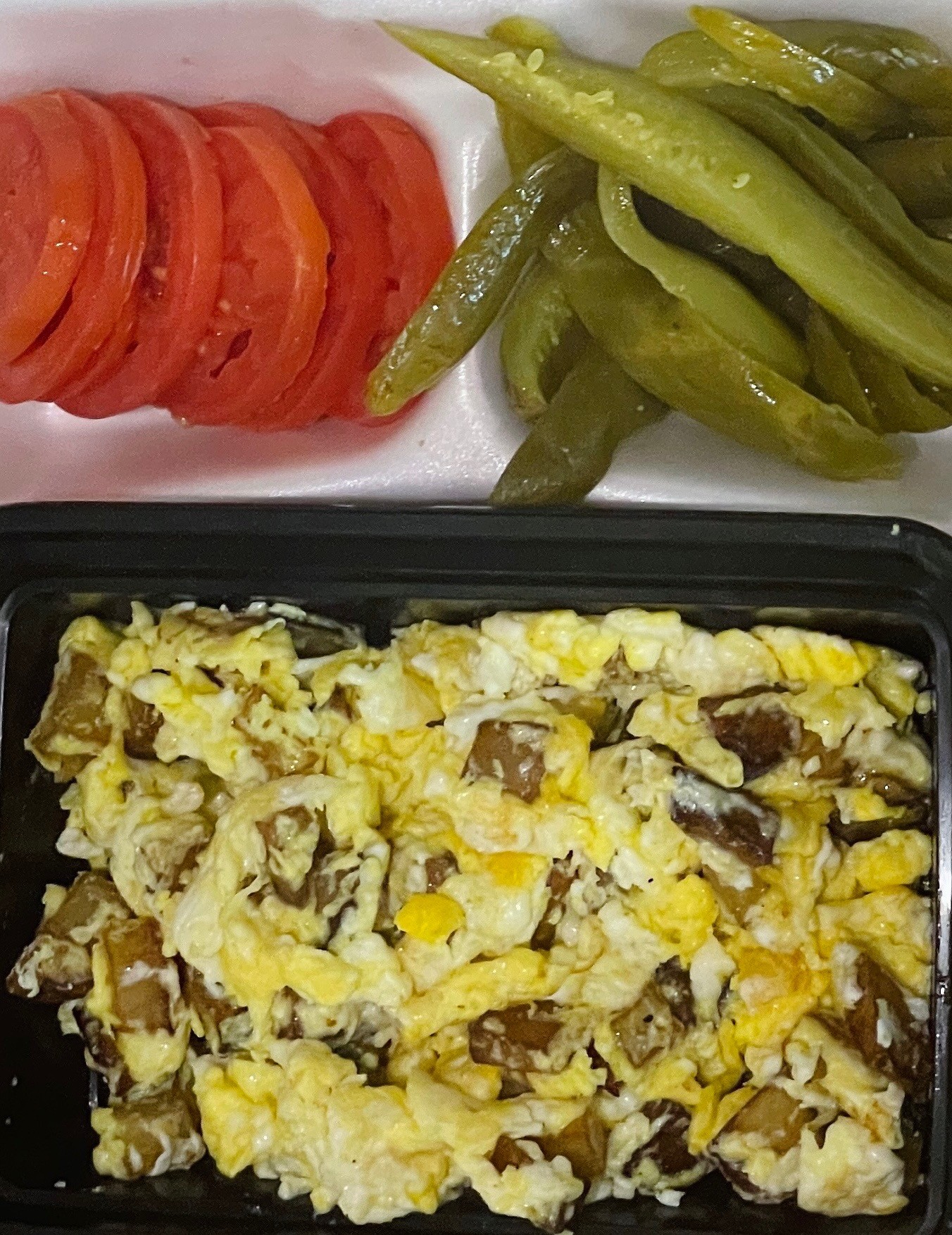Potato and Egg Plate