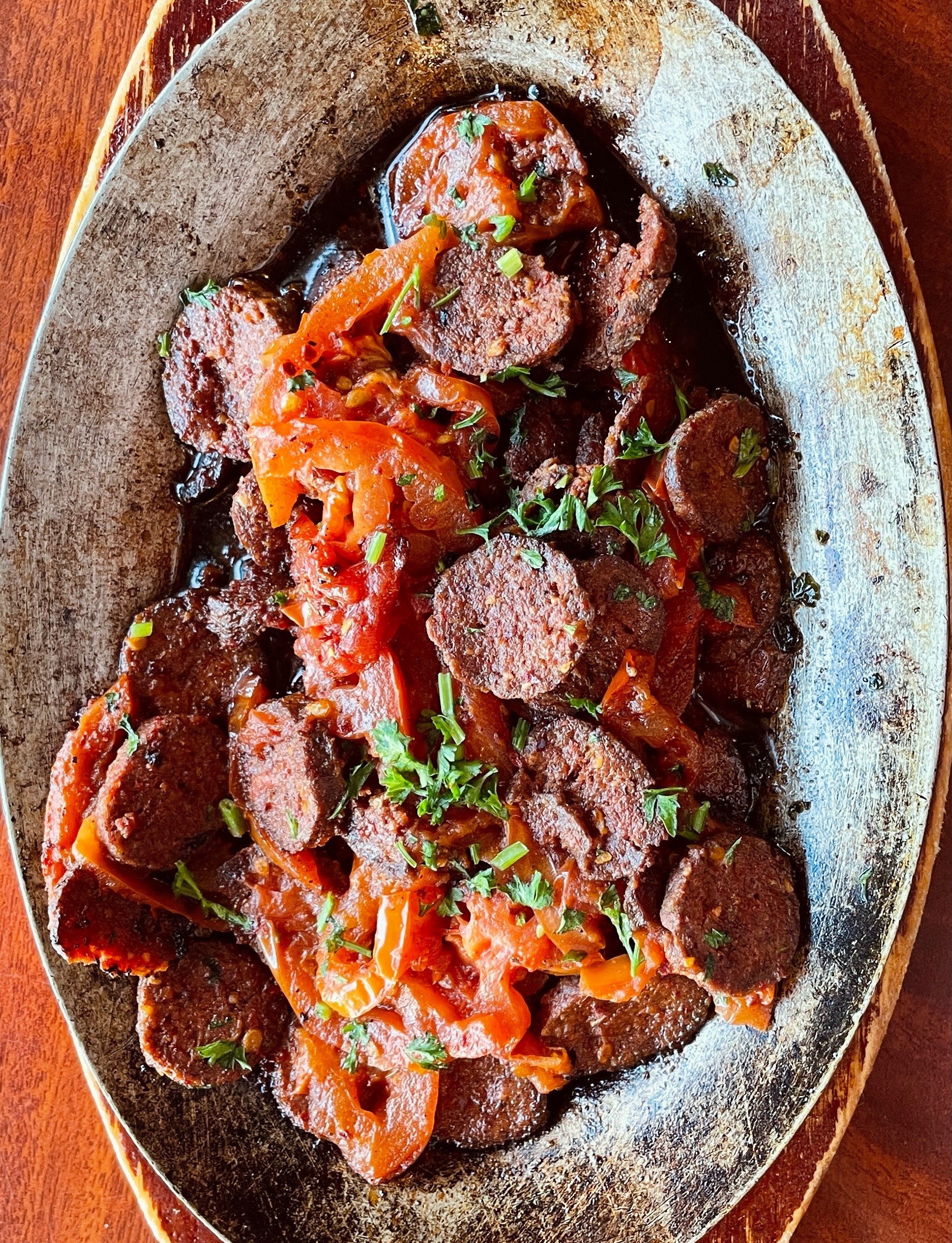 Sujuk and Tomatoes