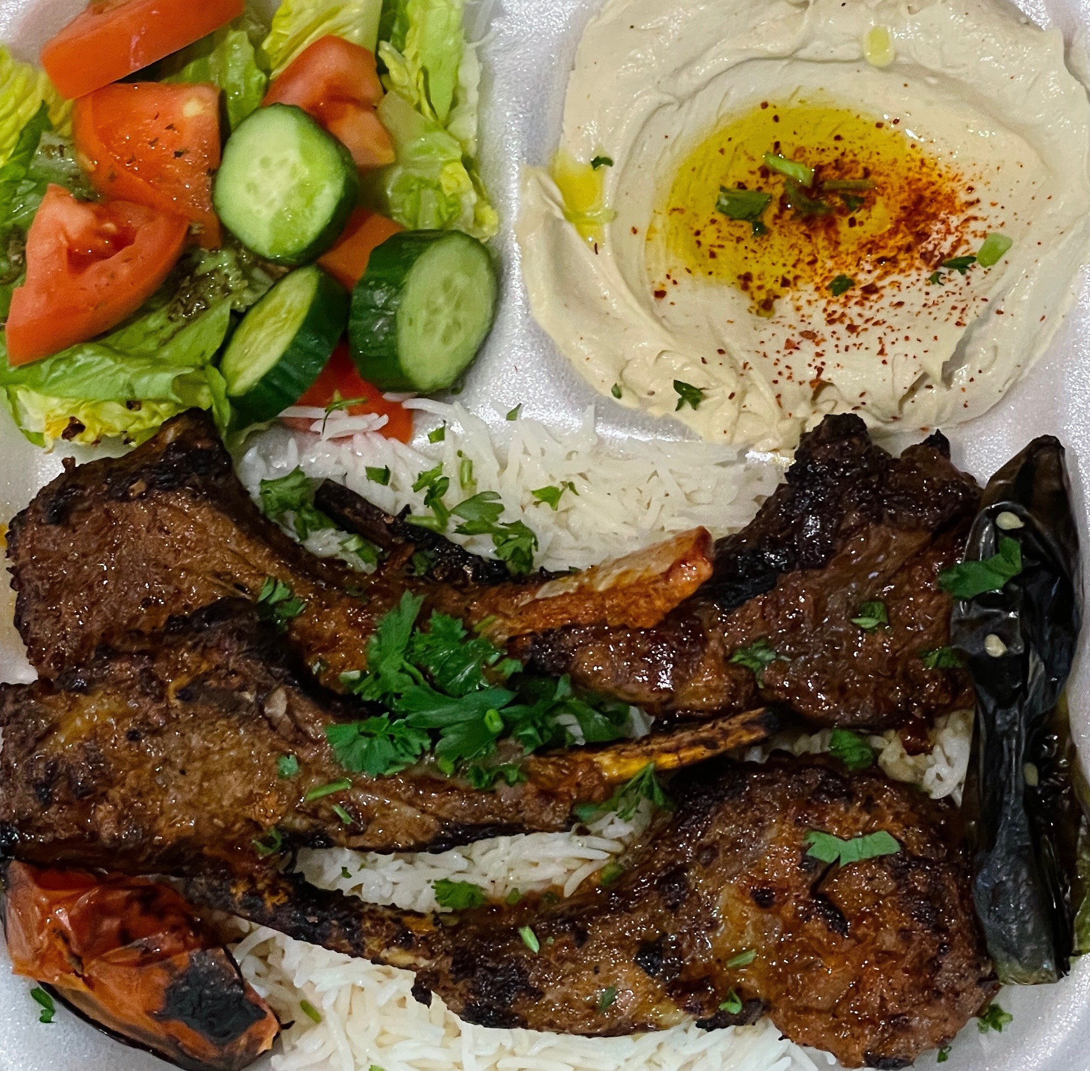 *Lamb Chops Kebab