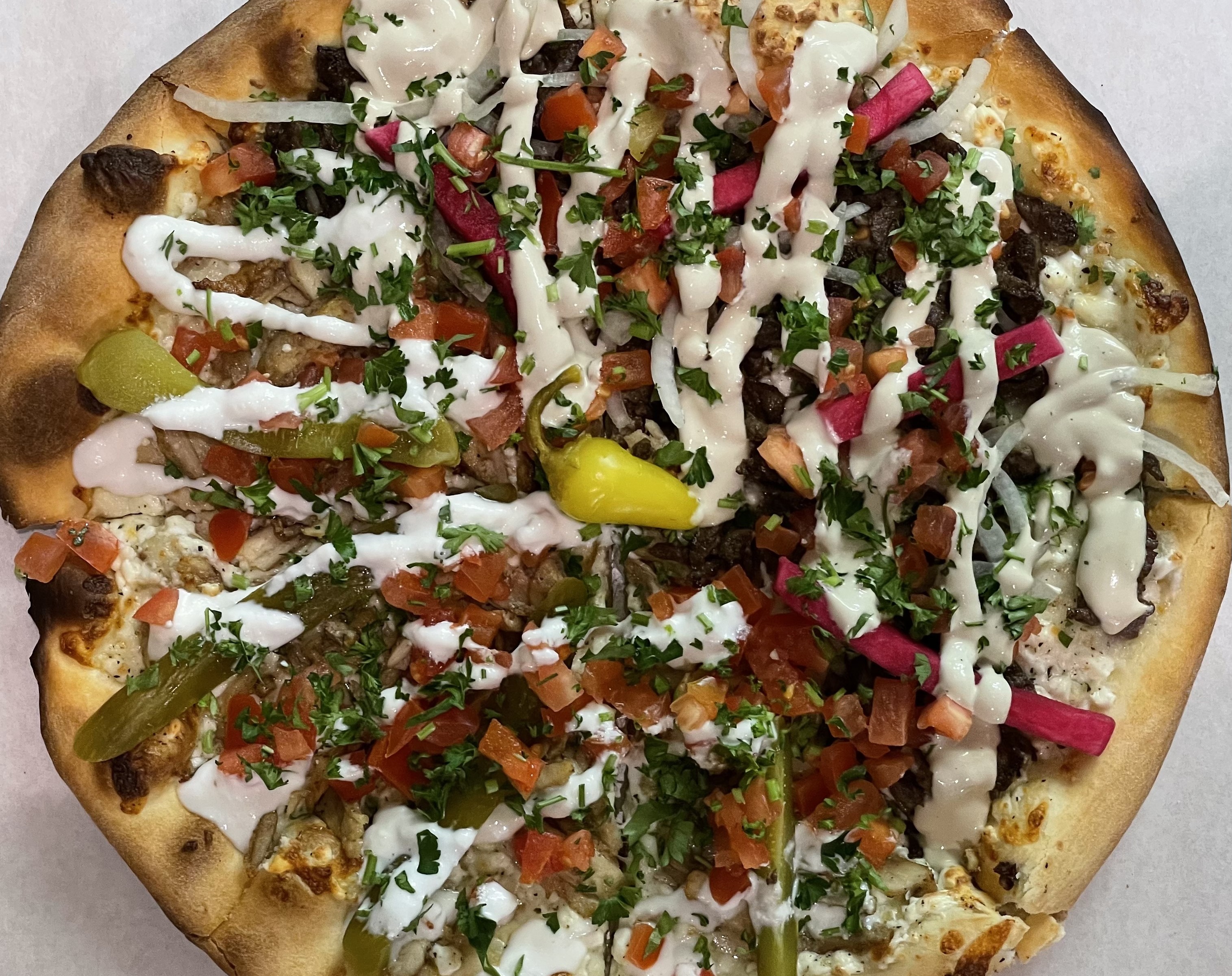 Shawarma Pizza