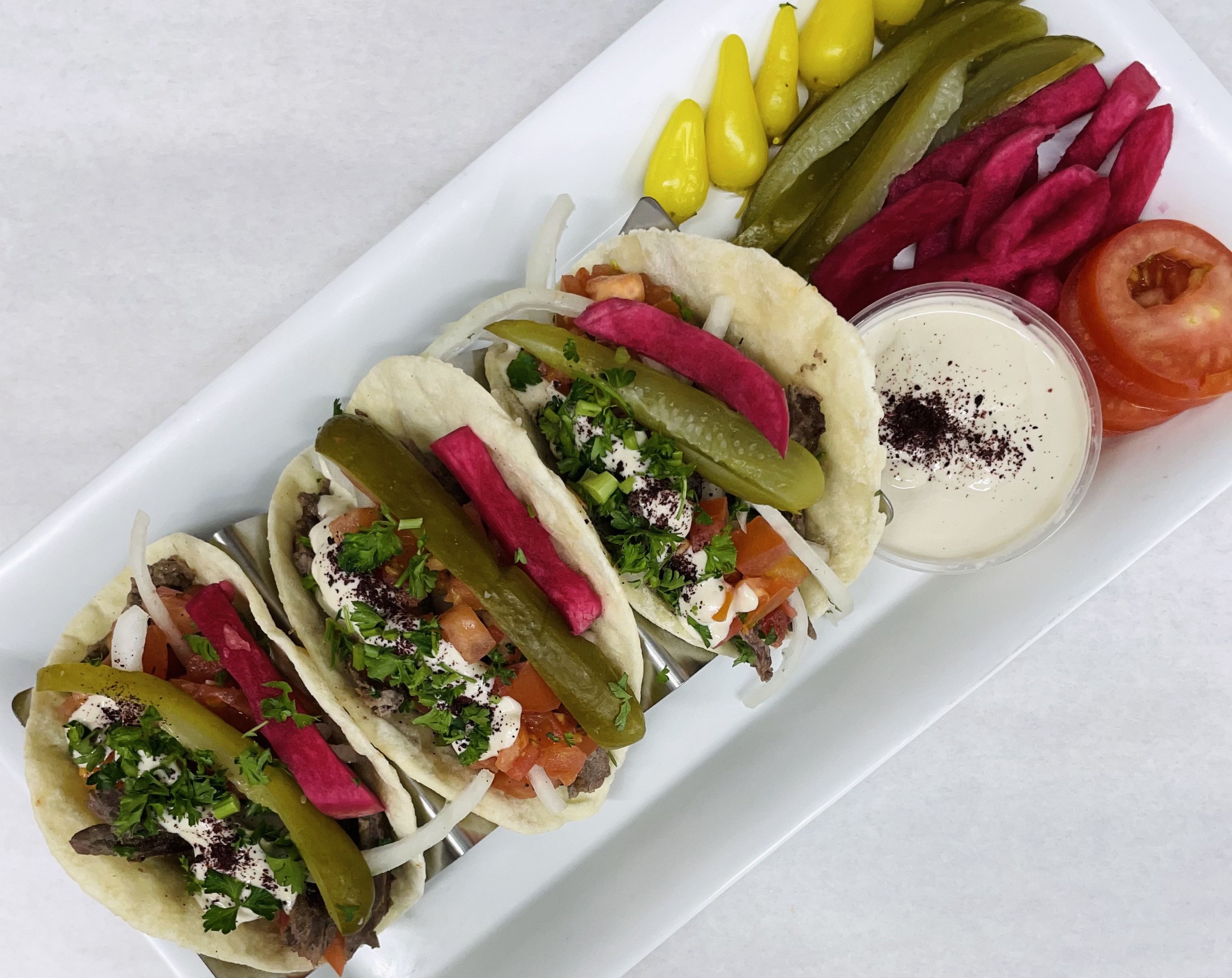 Beef Shawarma Tacos