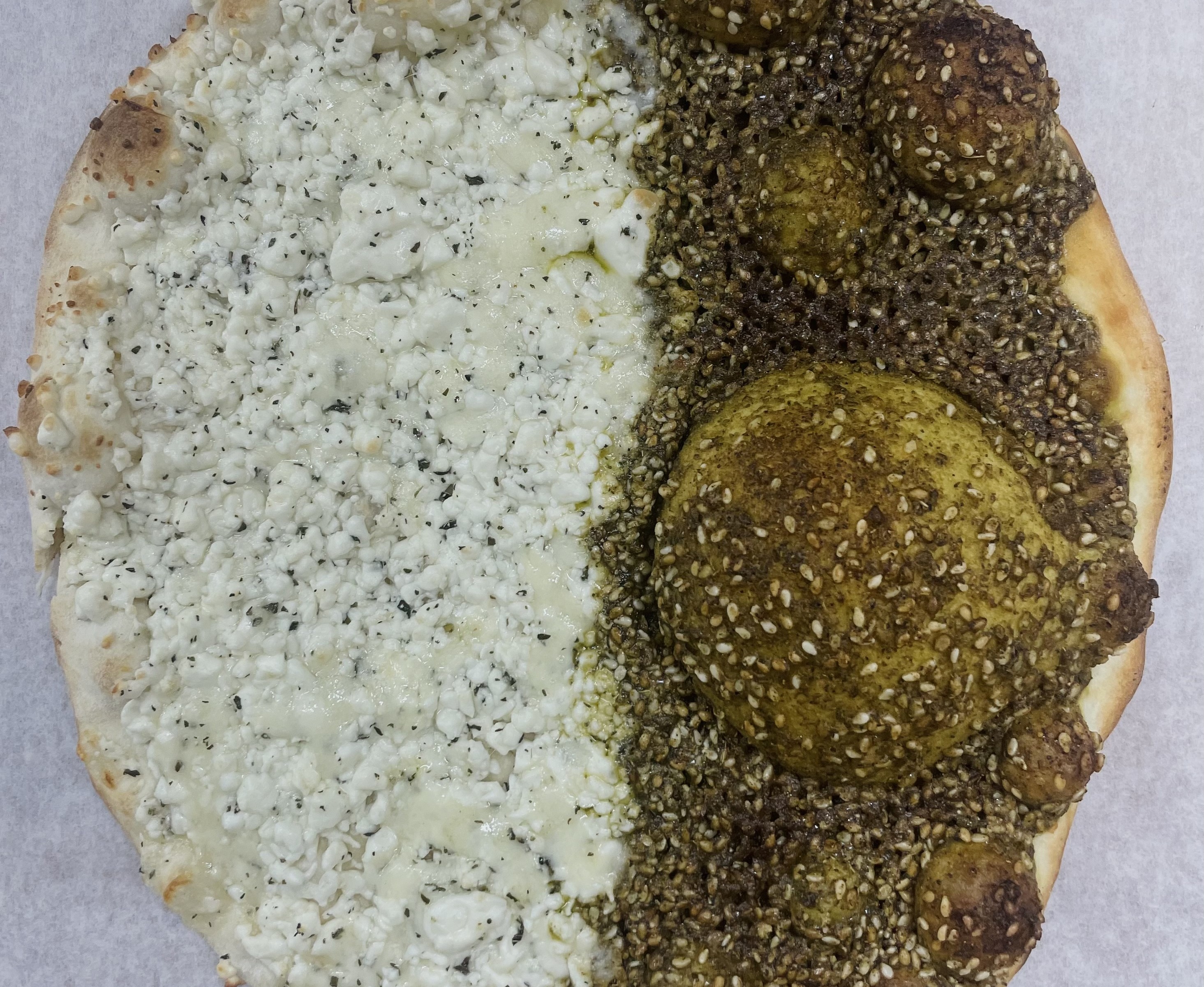 Half Zaatar Half Cheese